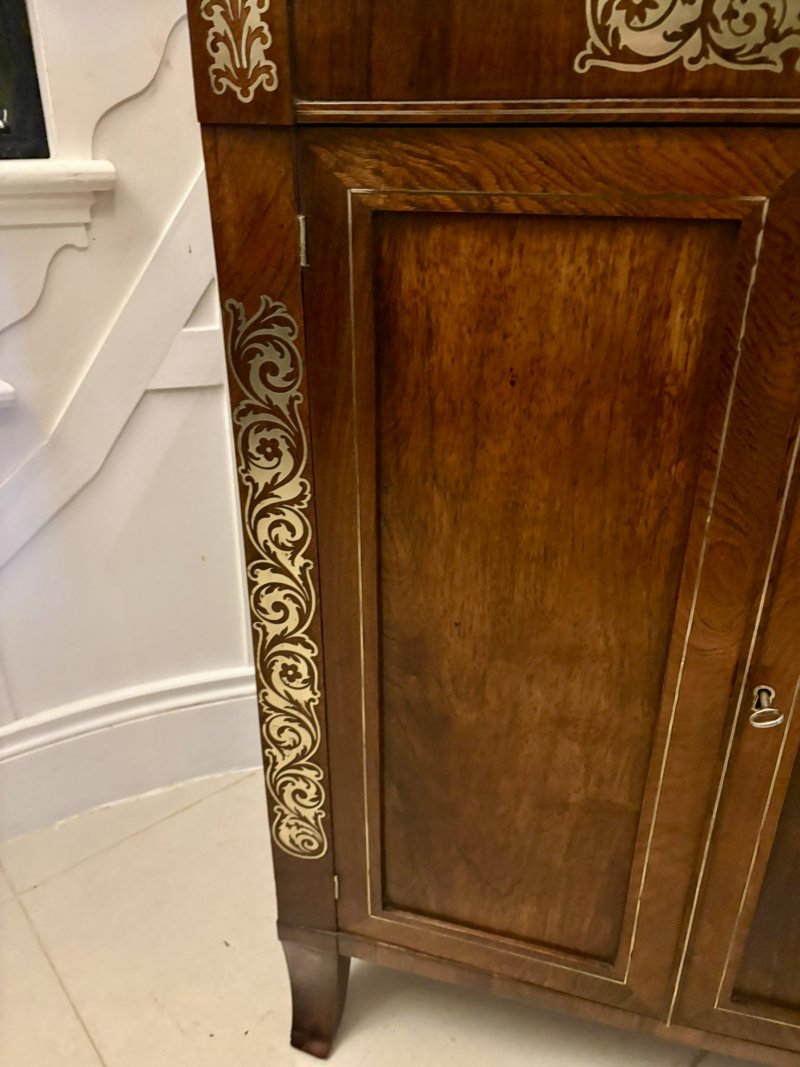 Magnificent Quality Antique Regency Mahogany Chiffonier / Side Cabinet